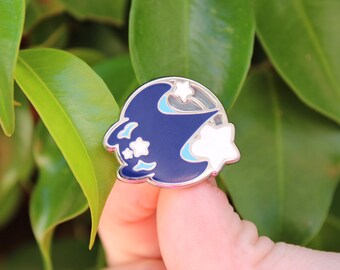 GUEST ARTIST : original | caelum oceanum enamel pin | luna marina collection