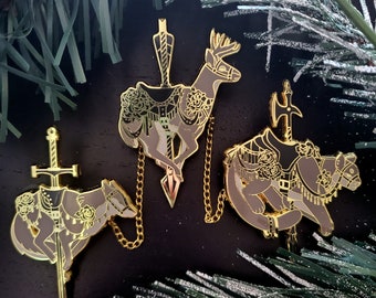 original | carousel enamel pins