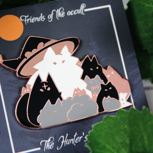 GUEST ARTIST - original | friends of the occult enamel pin | hunter's moon collection