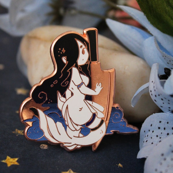 original | catch of the day enamel pin | luna marina collection