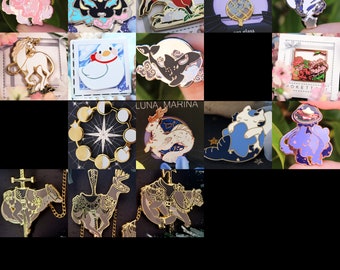 original | B grade enamel pin grab bag | animals & objects