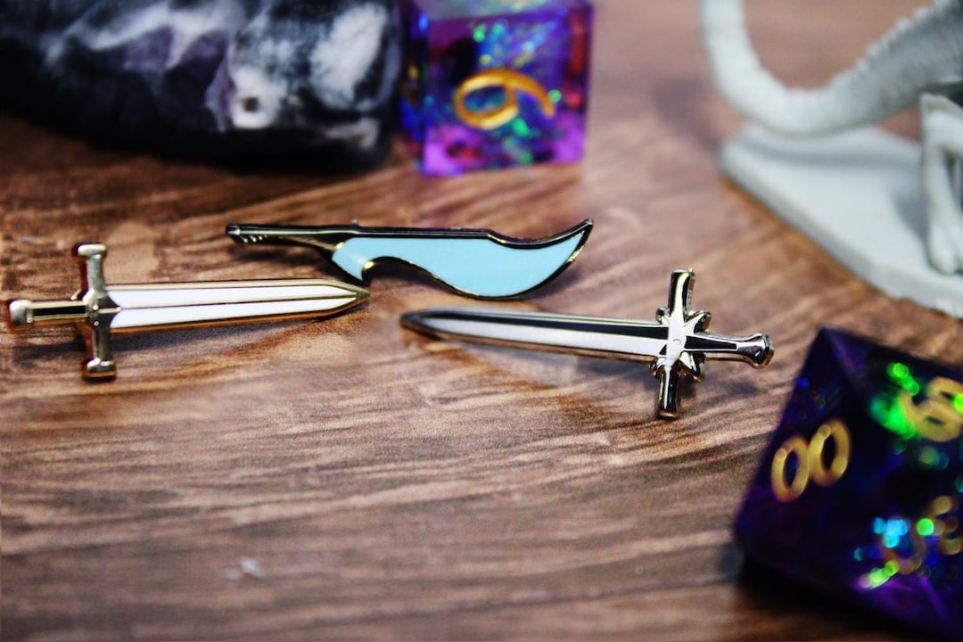 Sword Pin Spring Original | Swords Enamel Pin Set | Spring 2024 Patreon Exclusive - Etsy