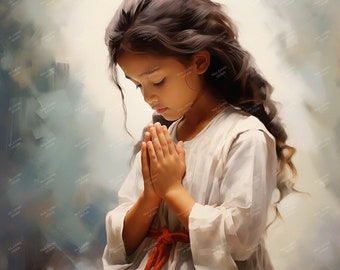 A Girl Praying