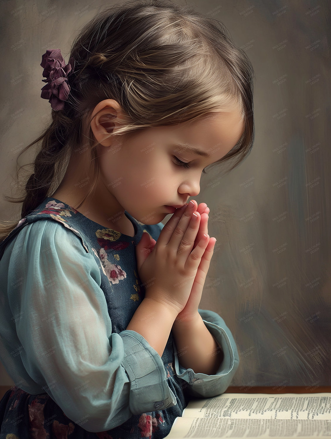 A Girl Praying - Etsy Hong Kong