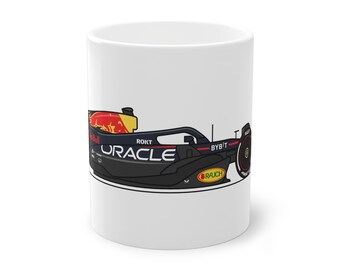 11oz 0,33l Sammeltasse mit dem 2024 RB-20 Red Bull Racing