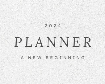 2024 Digital Planner - Classic & Minimalist