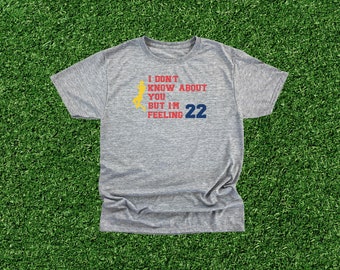Grey Caitlin Clark Feeling 22 Basketball T-Shirt