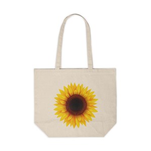 Sunflower and Moon Bag. Canvas Shopping Tote - Etsy