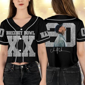 Camiseta de béisbol personalizada del Breezy Bowl XX de Chris Brown, camiseta del Breezy Bowl XX, artículos de Chris Brown, camiseta de la gira de Chris Brown