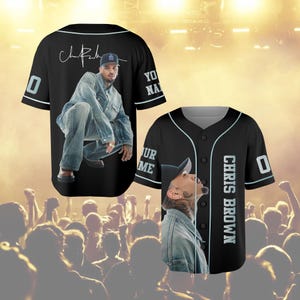 Camiseta de béisbol personalizada de Chris Brown para el Breezy Bowl XX, camiseta del Breezy Bowl Tour, camiseta del Breezy Bowl 2025, artículos de Chris Brown