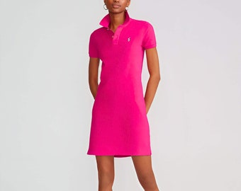 Robe polo Ralph Lauren pour femme Élégante et confortable en mélange de coton, idéale pour toutes les occasions