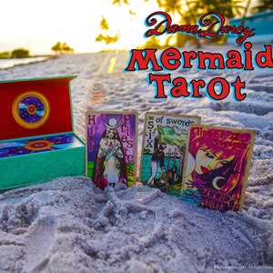 Pre-Order Mermaid Tarot Gold Edge Edition Deluxe Box Dame Darcy image 5