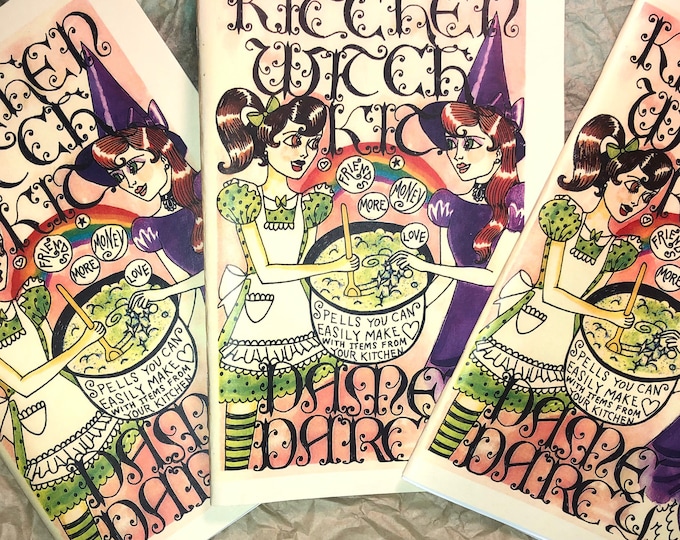 Kitchen | Witch |  Kit | Zine | Spell Book | Upcycled | Recycled Paper | Dame Darcy