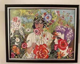 Dame Darcy Art Print: Floral Illustration