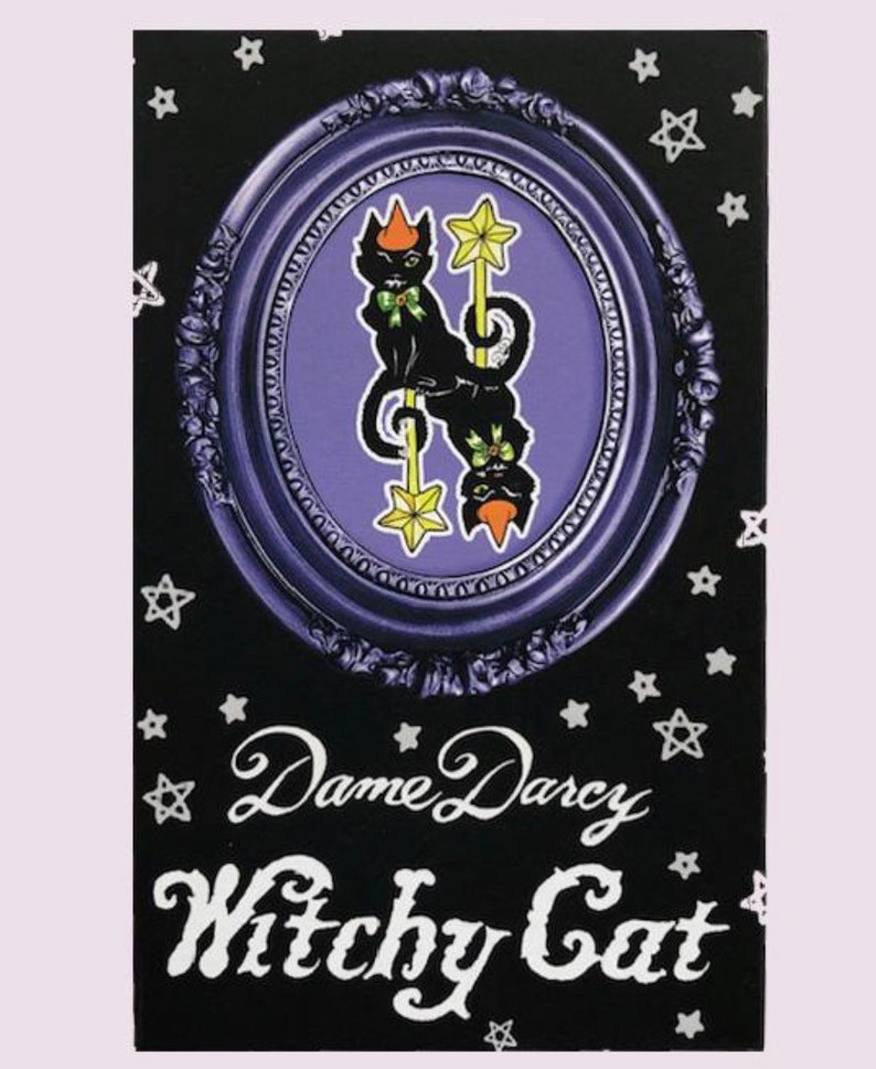 Witchy Cat Tarot Tuck Box Edition Dame Darcy Cat Tarot Deck image 1