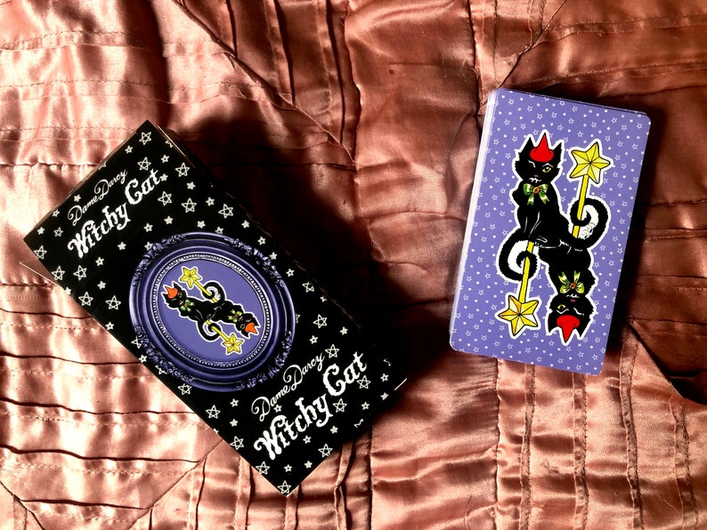 Witchy Cat Tarot Tuck Box Edition Dame Darcy Cat Tarot Deck image 3