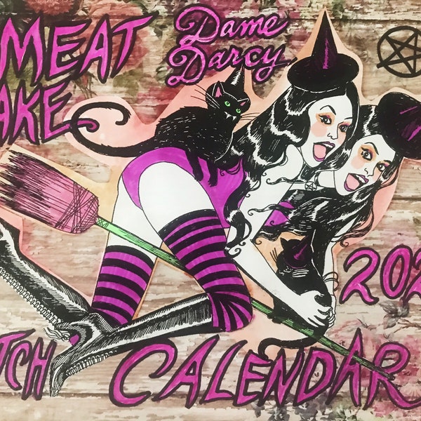 Calendario Strega / Calendario 2021 / Strega / Calendario / Incantesimi / Pagan / Vacanze / Dame Darcy