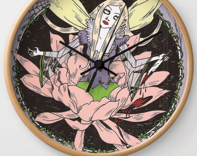 Gothic Fairy Wall Clock Dame Darcy