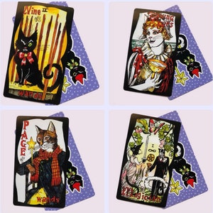 Witchy Cat Tarot Tuck Box Edition Dame Darcy Cat Tarot Deck image 7