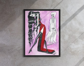 Dame Darcy 'Death and the Maiden' Canvas Art Print