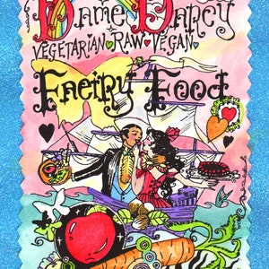 Faeiry Food Vegan Vegetarian Cookbook Dame Darcy New 3rd Edition Recycled Paper Receipes Food image 10