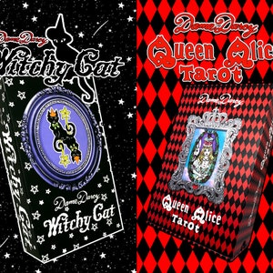 Queen Alice Tarot | Witchy Cat Tarot Tuck Box Edition | Dame Darcy