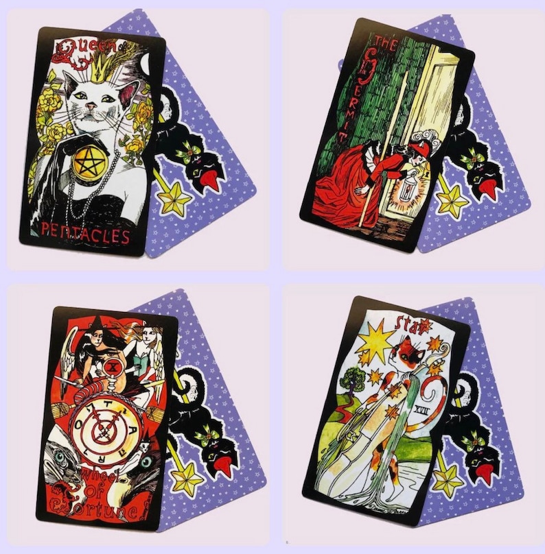 Witchy Cat Tarot Tuck Box Edition Dame Darcy Cat Tarot Deck image 6