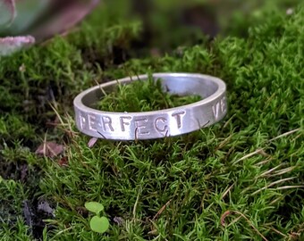 PERFECT VESSEL, anillo de afirmación de plata