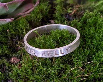 Anillo de plata HONOR THE BELLY