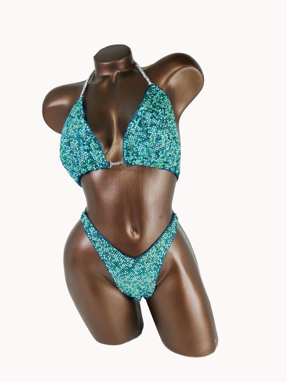 NPC IFBB Competition Bikini / Dark Turquoise AB Wellness NPC IFBB Competition Bikini / Dark Turquoise AB Wellness
