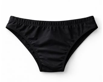 Black Spandex Posing Trunks / Bodybuilding Trunks / Fast Shipping / Men's Swimwear