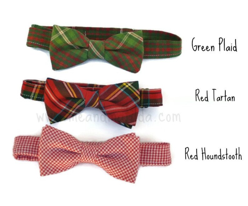 Boy's Christmas Bow Ties Toddler Ties Holiday Bowties Etsy