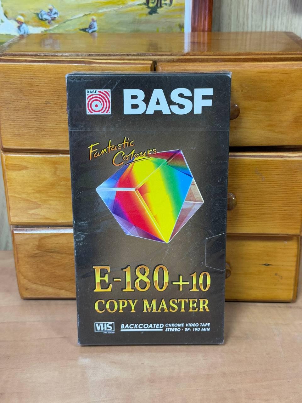 Lot De 4 Cassettes VHS BASF Fantastic Colours 180 – K7 Qualité Supérieure, Fabriquées En Allemagne, Neuves
