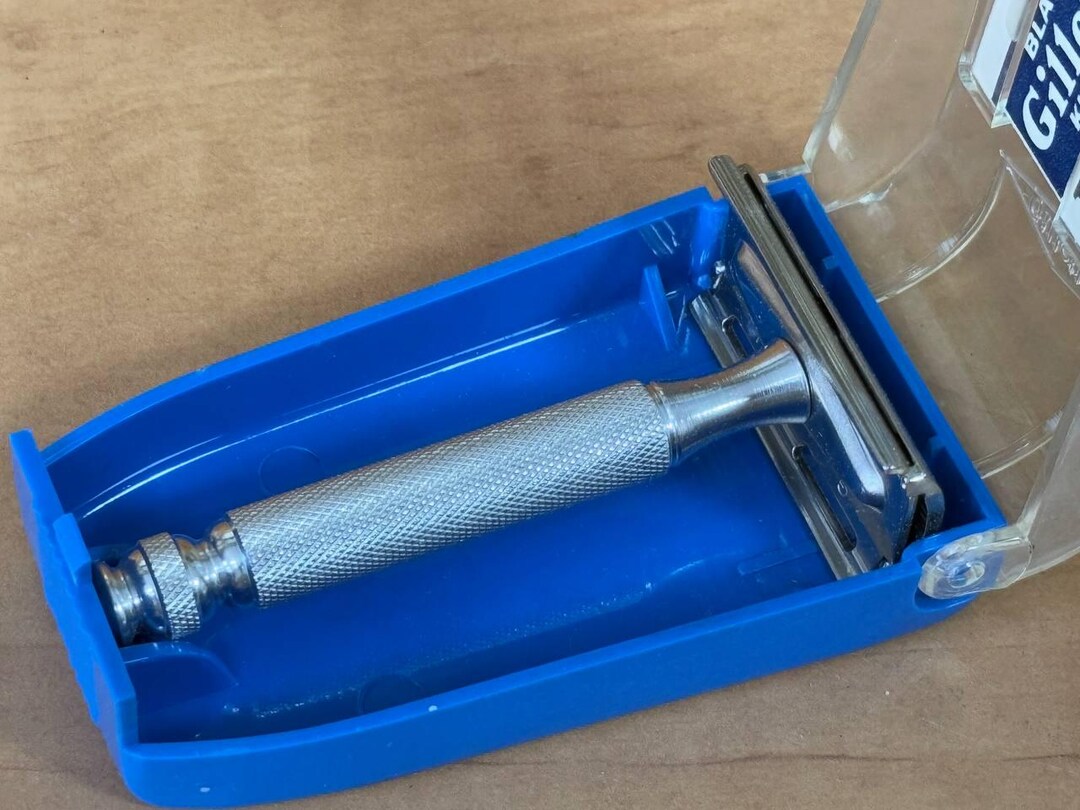 Vintage Gillette Blaue Extra Klinge, Razor Straight Razor - Never Used ...