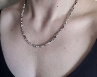 Antique Vintage Silver Chain Vintage. Silver. Jewelry