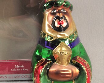Myrrh Gifts for a King Blown Glass 1998 Hallmark Ornament QBG6893