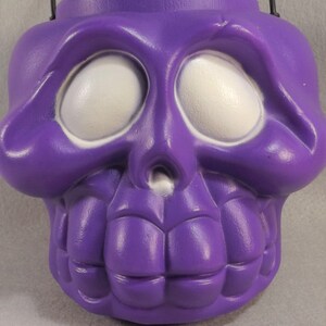 General Foam Plastics Purple Skeleton, Halloween Trick or Treat Bucket ...