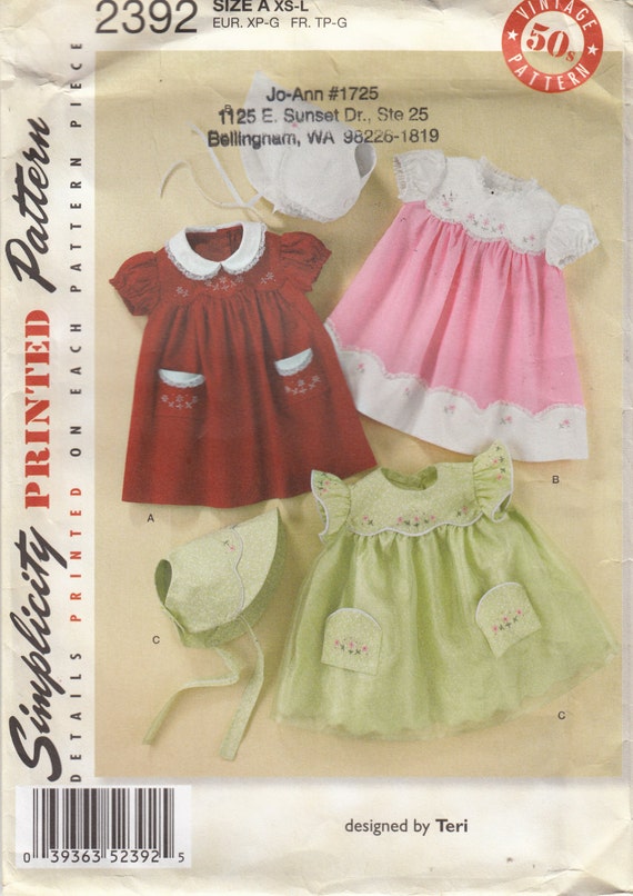 1950s style baby clothes