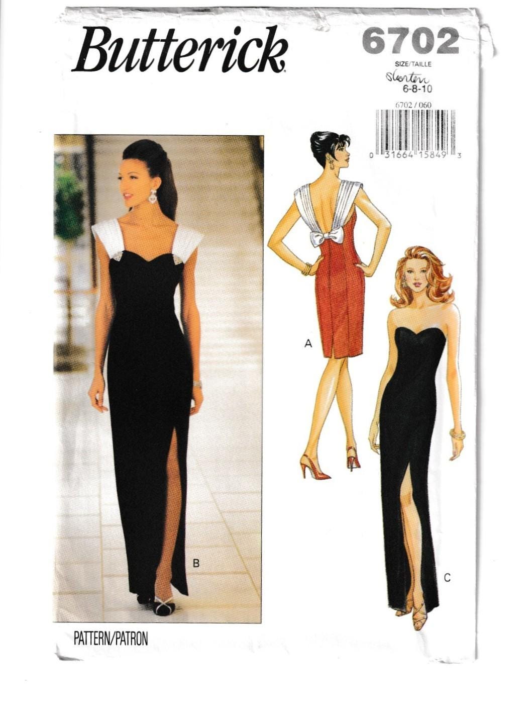 Strapless Dress Sewing Pattern Fold - Etsy Strapless Dress Sewing Pattern Fold - Etsy