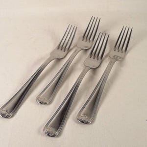 Gorham Winfield Dinner Fork, 8 Inches Long, Stainless Steel 18/8, Lot of 4