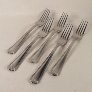 Gorham Winfield Dinner Fork 8 Inches Stainless Steel 18/8 Lot of 5
