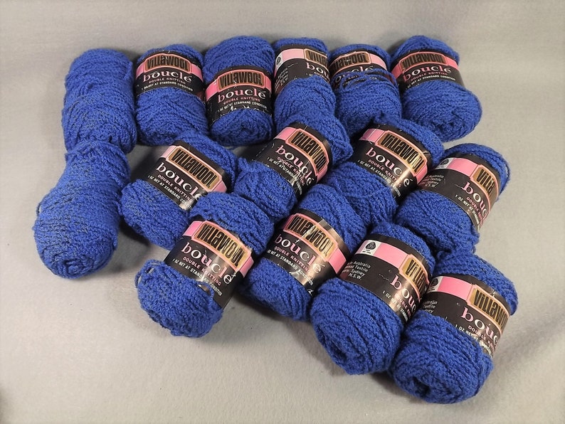 Villawool Boucle 15 Blue 1 oz Pure Max 69% OFF 100% Ranking TOP11 Moth Repelle Wool Skeins