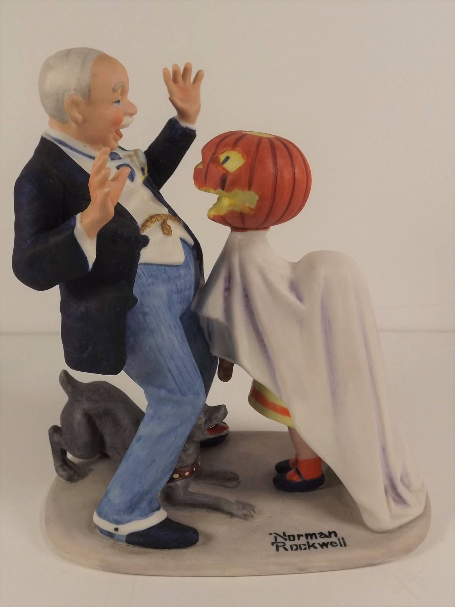 Trick or Treat Norman Rockwell Danbury Mint Series 1980 Etsy