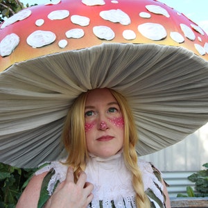 Mushroom Hat B DIGITAL Pattern and Tutorial image 1