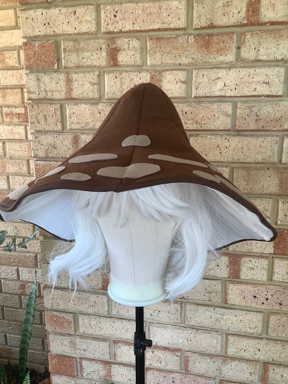 Mushroom Hat Felt Fairy Hat Shiitake - Etsy