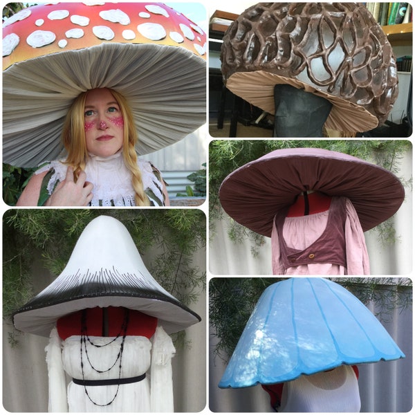 Mushroom Hat - All Five DIGITAL Patterns and Tutorial