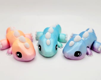 3D Printed Flexi T-Rex Dinosaur Fidget Toy, Articulated Desk Toy