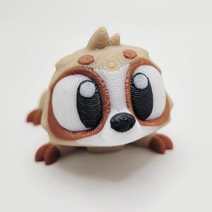 Mini 3D Printed Sloth Fidget Toy: Articulated Desk Pet