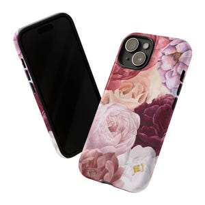 Floral iPhone Case - Stylish Phone Cover for Flower Lovers, Birthday Gift, Trendy Design, Floral Protection, Nature Aesthetic