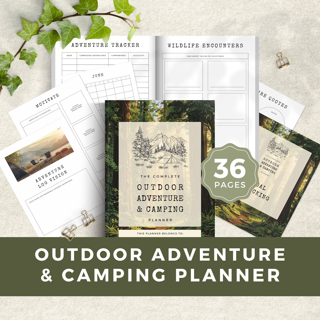 Redwoods Ultimate Outdoor Adventure Camping Planner | Hikers Campers ...